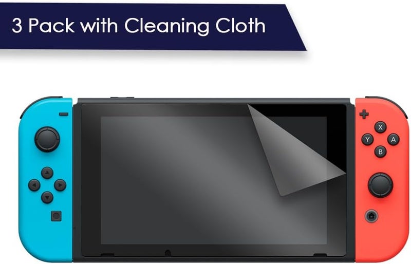 Fenzer 3-Pack Screen Protector for Nintendo Switch 6.2'', Transparent HD Clear Anti-Scratch Screen Protector Compatible Nintendo Switch 6.2'' - Image 2